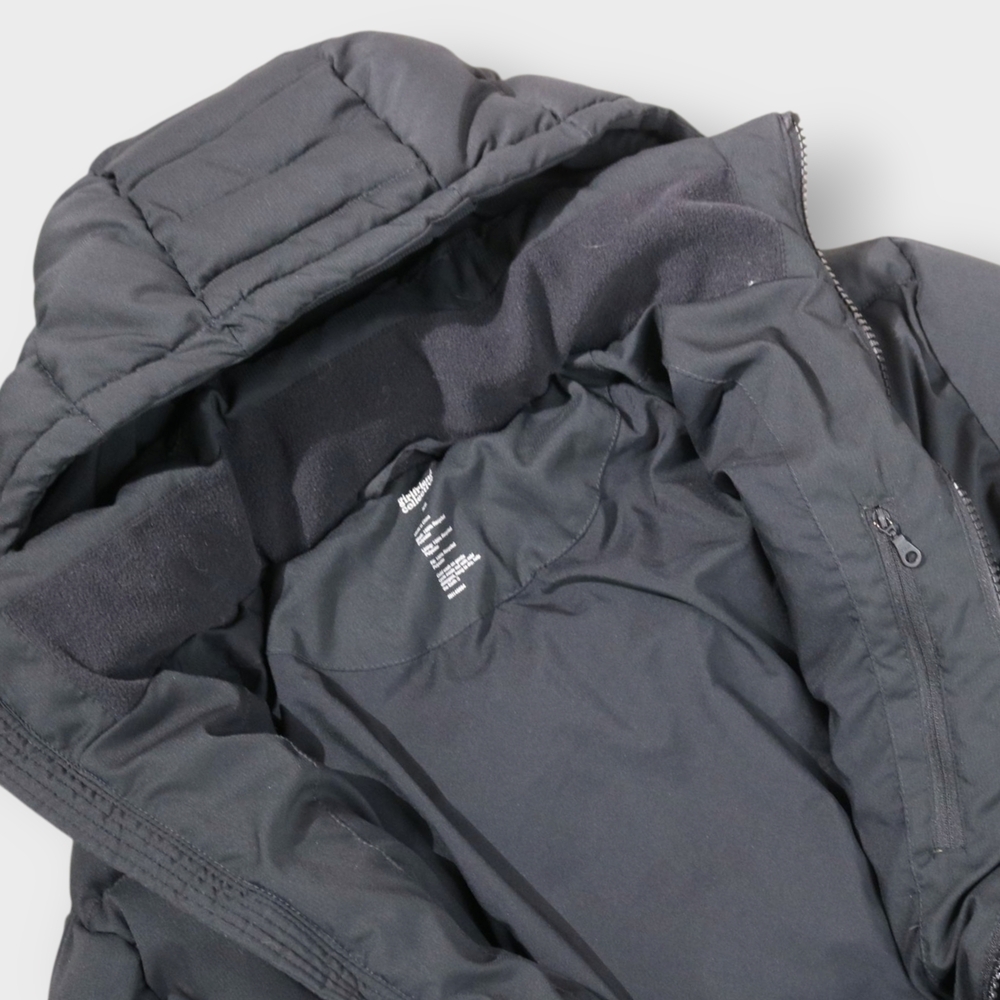 GIRLFRIEND COLLECTIVE Mystic Black Recycled Polyester Size XSmall Long Coat - Picture 7 of 12